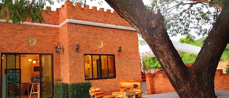 Façade de l’hébergement