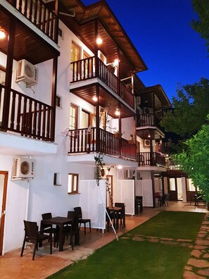 Front of property - evening/night