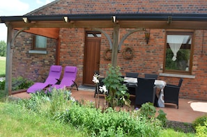 Mökki, 2 makuuhuonetta | Terassi/patio