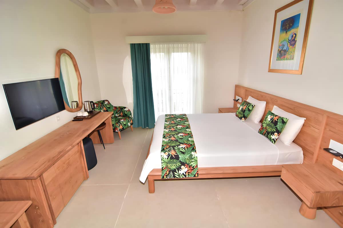 Standaard tweepersoonskamer | Luxe beddengoed, een minibar, een kluis op de kamer