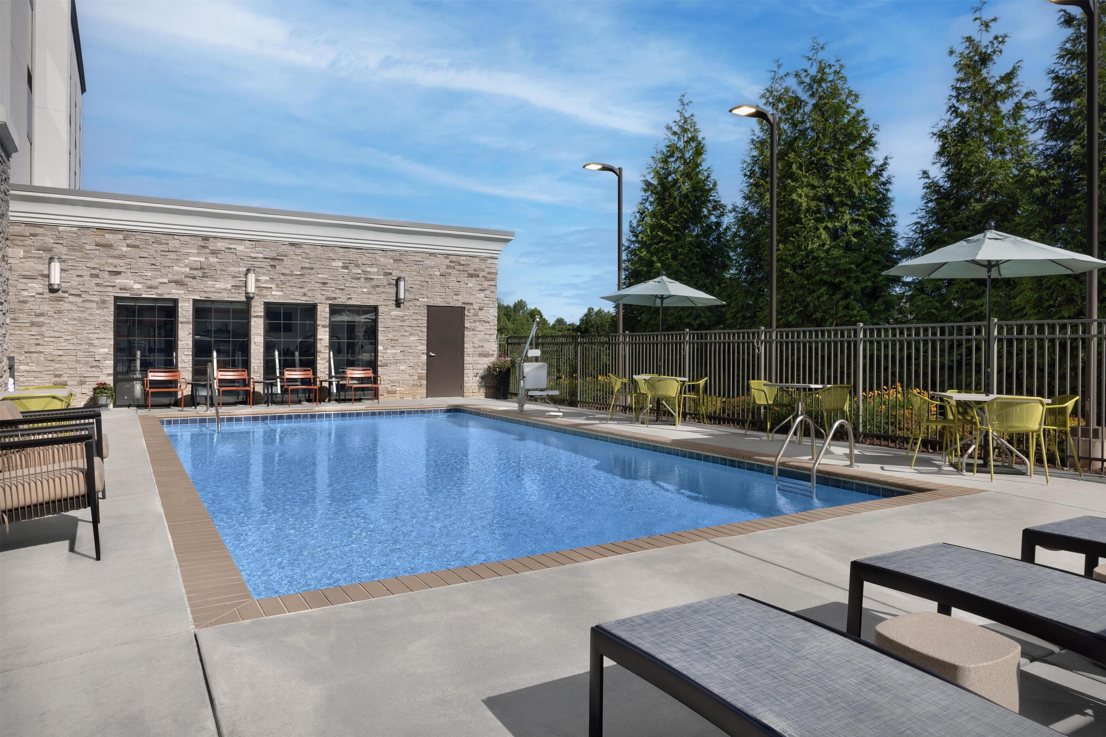 Seasonal outdoor pool