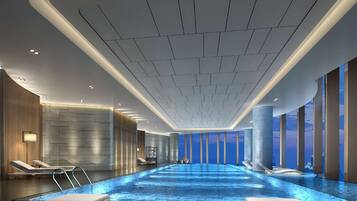Una piscina techada