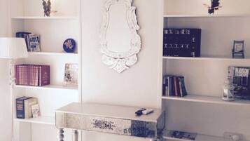 Minibar, desk, iron/ironing board, free WiFi