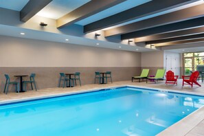 Indoor pool, open 9:00 AM to 5:00 PM, pool loungers - Home2 Suites Florence/Cincinnati Airport South, KY (Florence)
