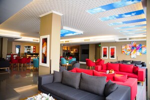 Sala de estar en el lobby