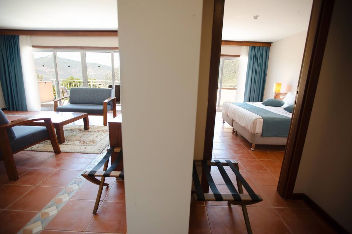 suite, 1 bedroom, terrace, sea view | 1 bedroom, premium bedding, minibar, in-room safe