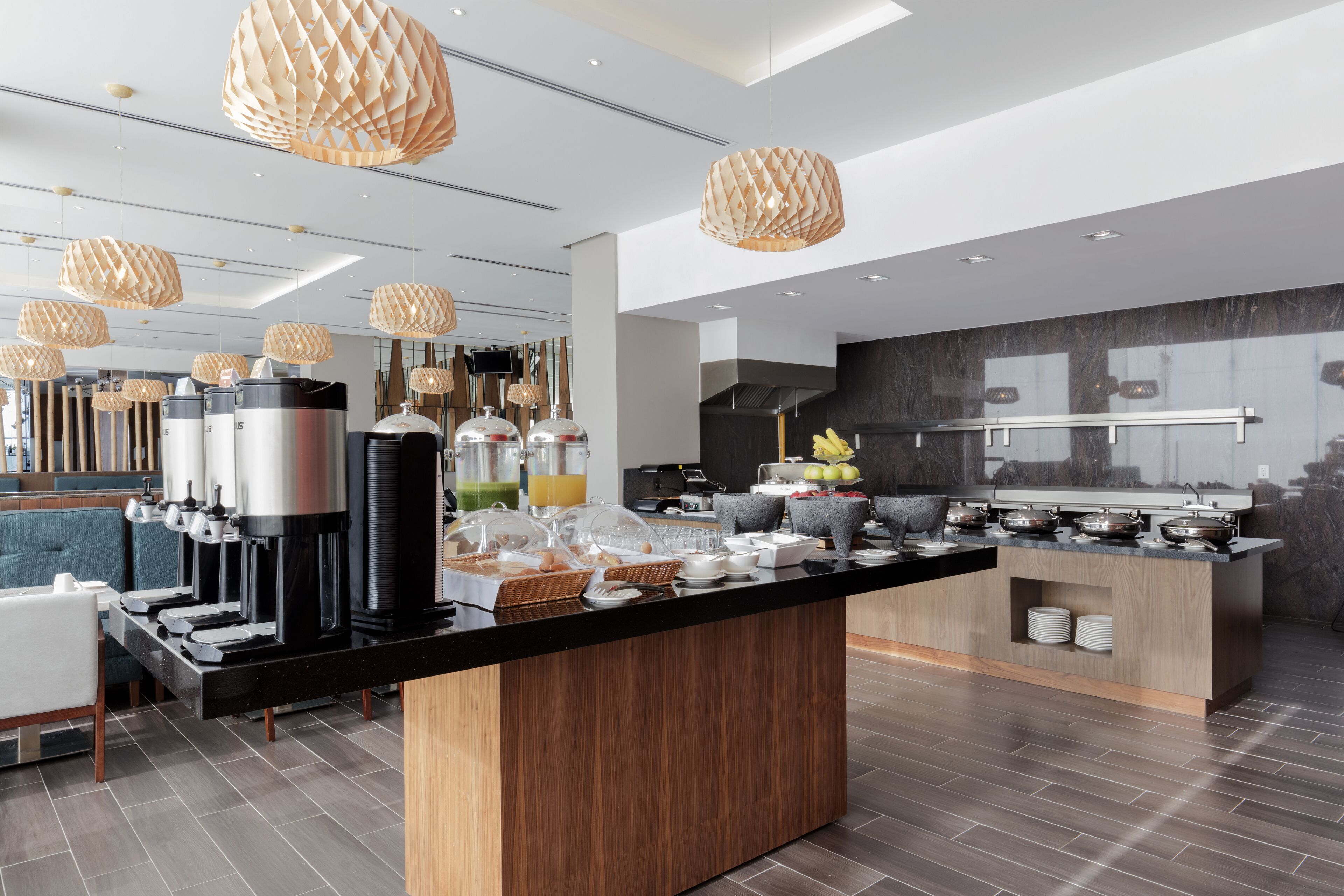 breakfast, lunch and dinner served