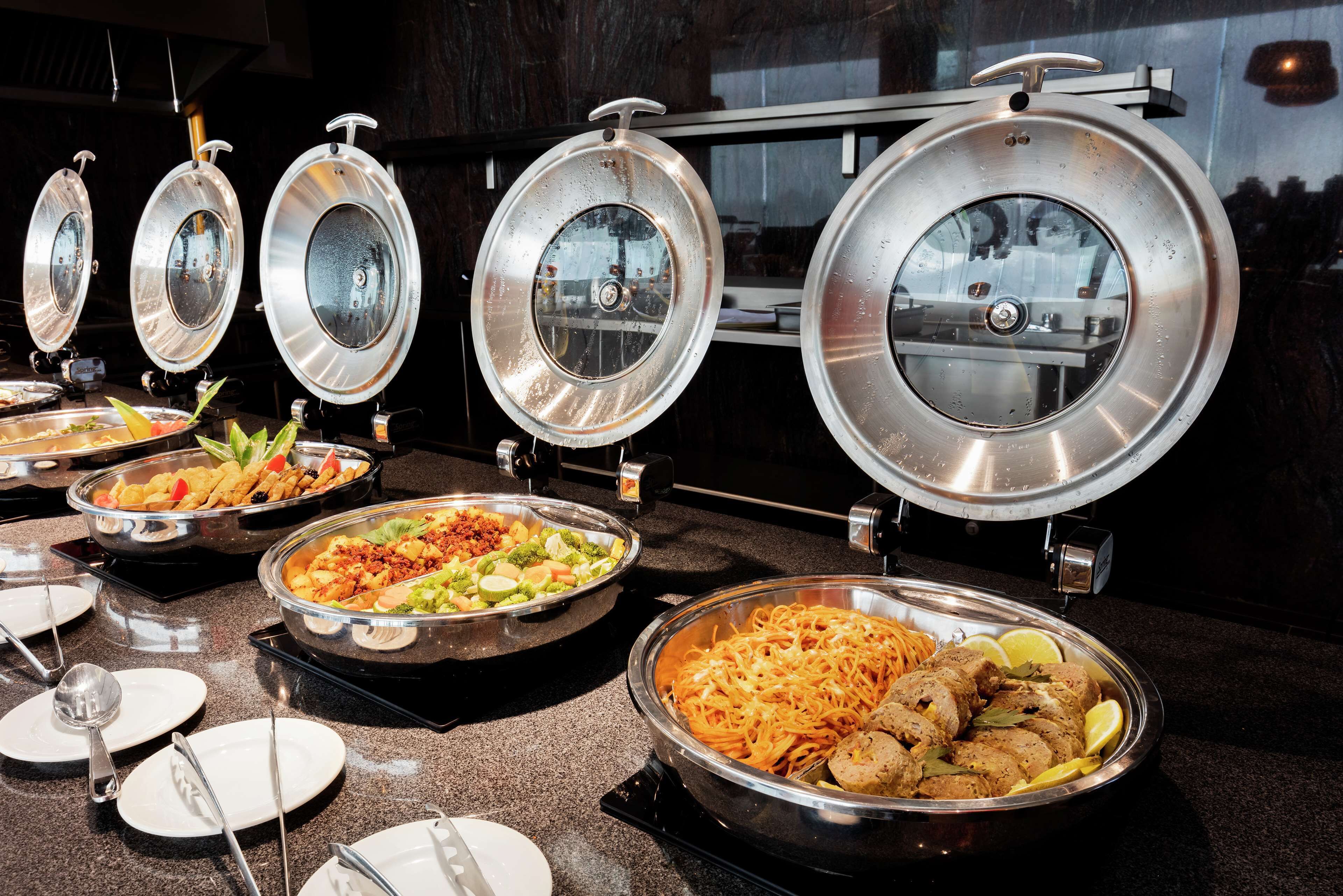 breakfast, lunch and dinner served