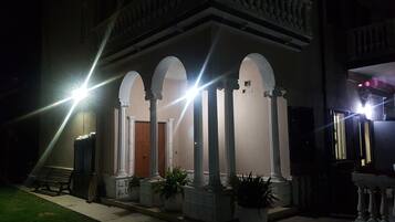 Front of property – evening/night