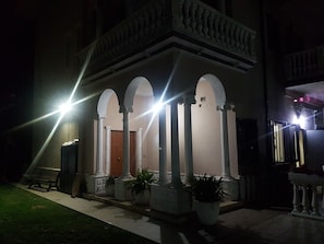 Front of property – evening/night