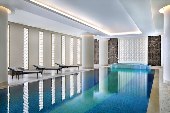 2 indoor pools, open 7:00 AM to 10:00 PM, pool loungers - Hilton Riyadh Hotel & Residences (Riyadh)