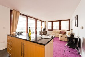 Apartment, 1 Bedroom | Living area | Flat-screen TV - Birch at Clarion Quay (Dublin)