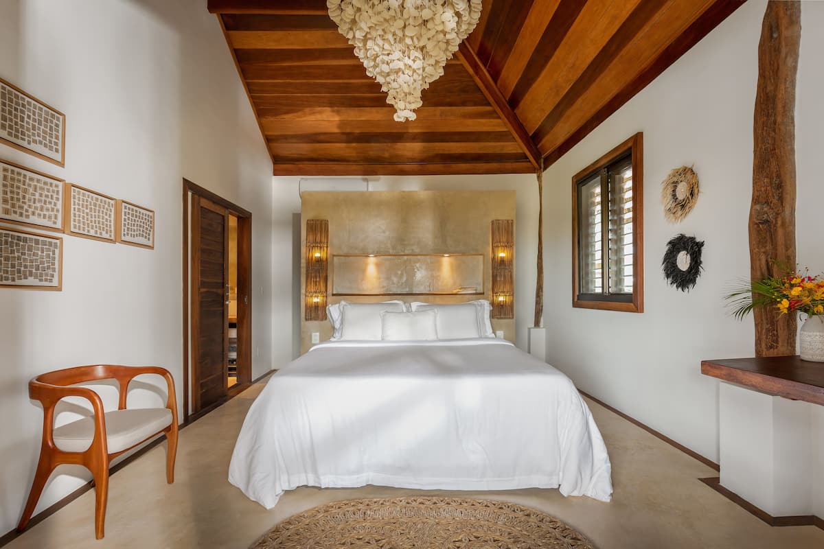 Bangalô família | 2 quartos, frigobar, cofres nos quartos, individualmente decorados