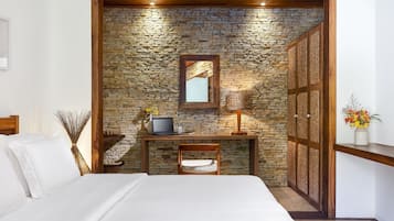 Deluxe Double Room, 1 Queen Bed | 2 bedrooms, minibar, in-room safe, individually decorated