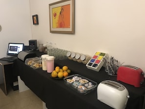 Petit déjeuner continental compris tous les jours