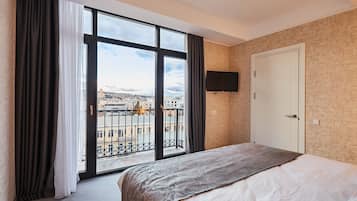 1 quarto, frigobar, cofres nos quartos, quartos à prova de som