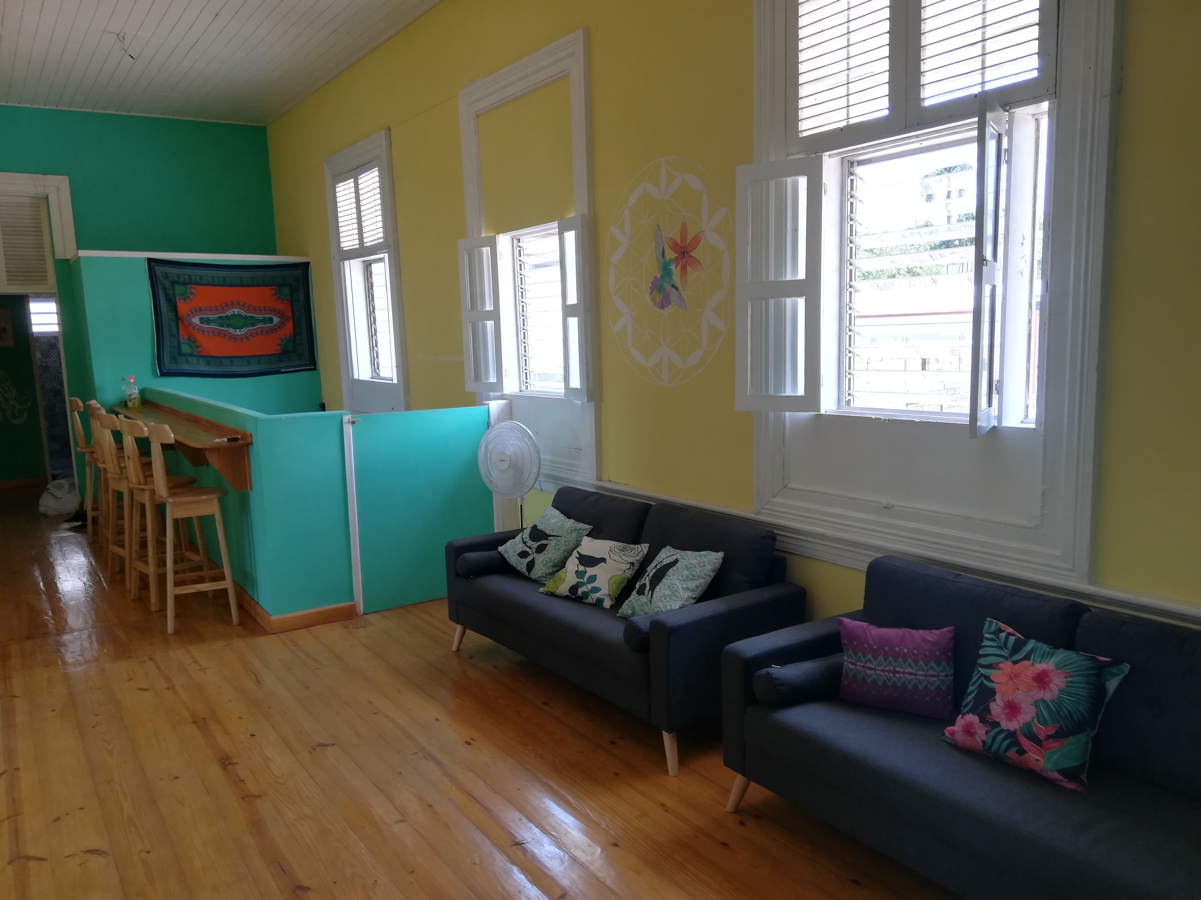 family room, multiple beds, shared bathroom (#4) | 1 bedroom, in-room safe, desk, free wifi