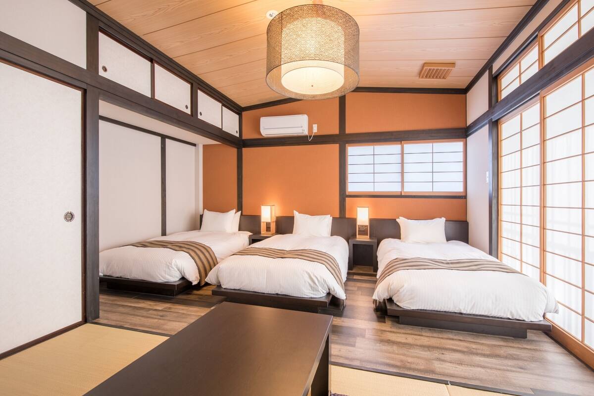japanese-style room in main building (no pets) | 1 bedroom, blackout curtains, free wifi, bed sheets