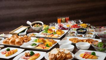 Free buffet breakfast