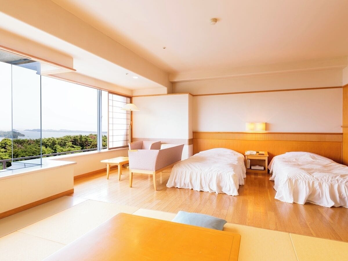 SHOIN-KAKU Japanese Western Room, Ocean 4-6F, Non Smoking | Minibar, in-room safe, desk, blackout curtains