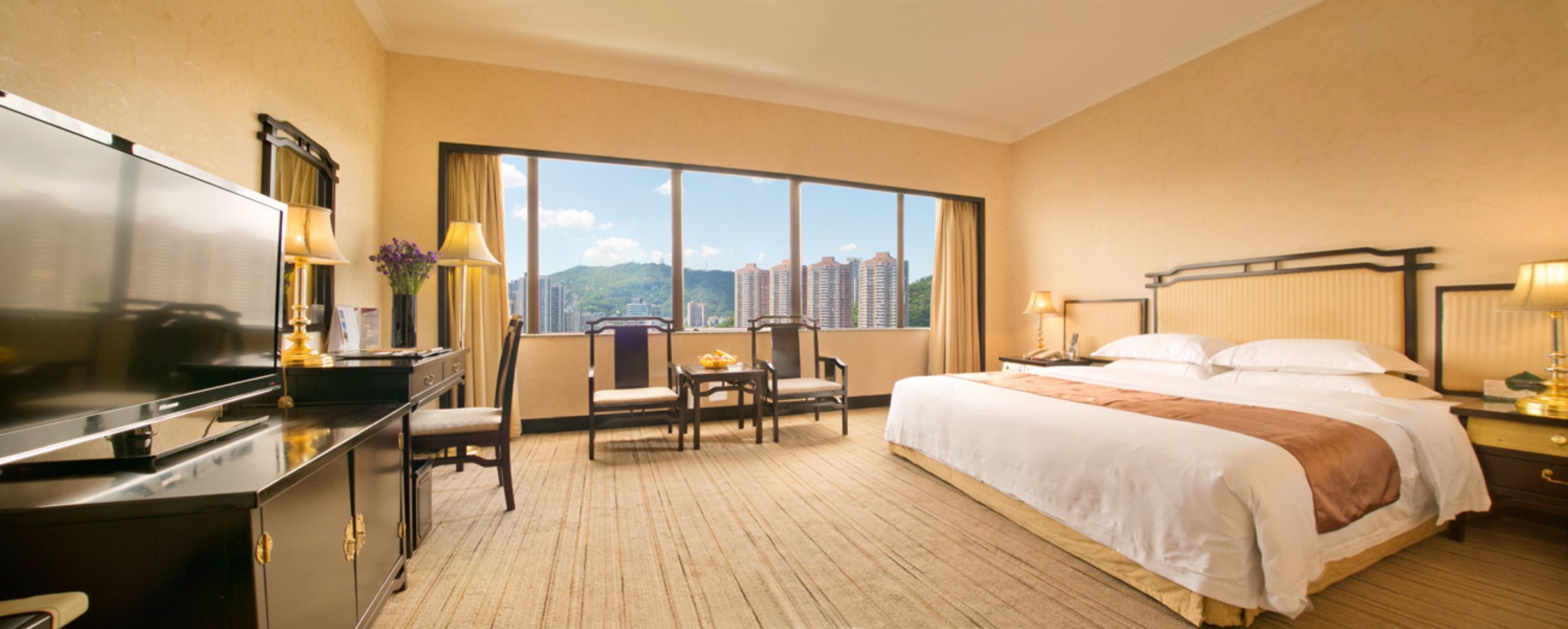 Dobbelt- eller tomannsrom – superior | Sengetøy av topp kvalitet, minibar, safe på rommet og skrivebord