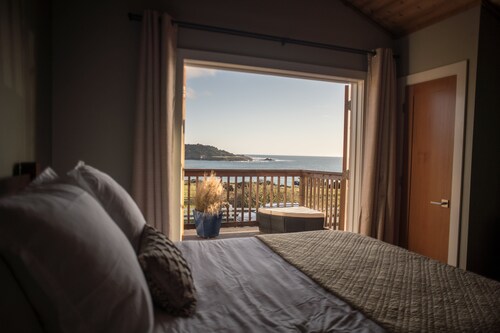 Ocean Front Luxury.  Main Street Mendocino.