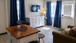 Smart-TV og musikkbibliotek