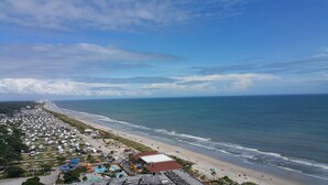 A coastal resort with a beach, RV parking, and a water park. - THE BEST!!  100% Newly Renovated  CLEAN! And The VIEWS!!   (Myrtle Beach)