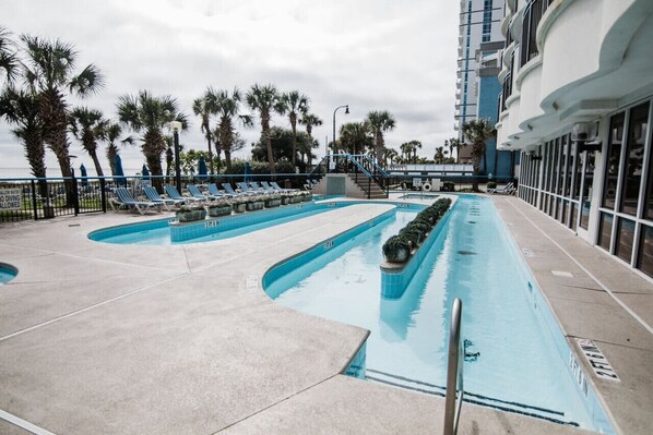 Indoor pool, a heated pool