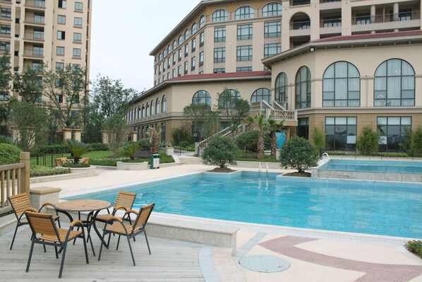 Indendørs pool, udendørs pool