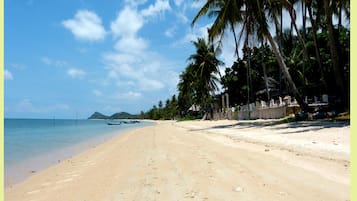 Plage à proximité, sable blanc