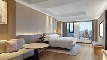 Minibar, in-room safe, desk, blackout curtains