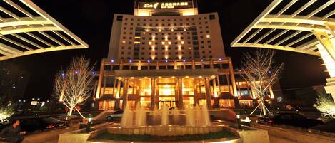 Front of property - evening/night