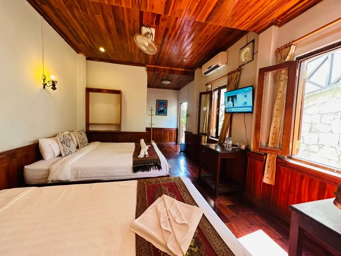 Phòng 2 giường đơn dành cho gia đình | Truy cập Internet không dây miễn phí 