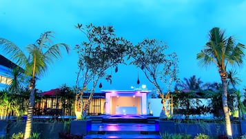 Front of property - evening/night