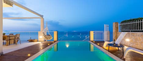 Family Villa, 3 Bedrooms, Private Pool, Sea View | Private pool