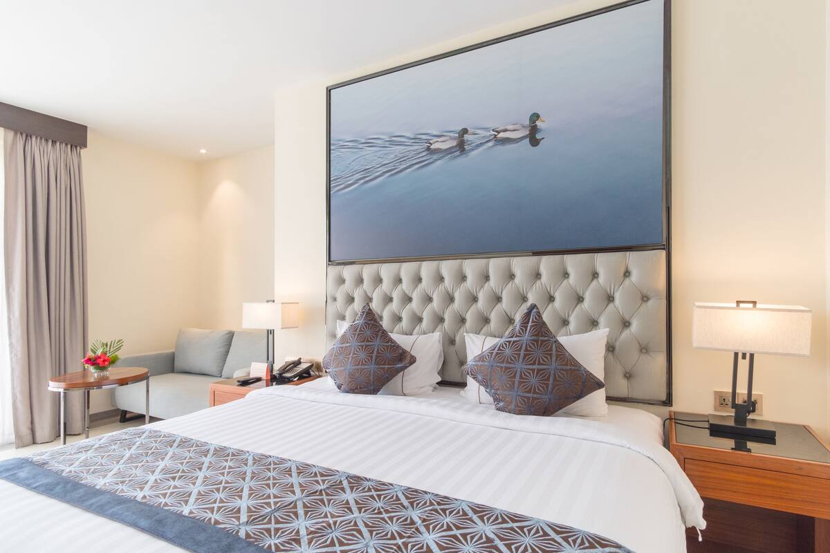 Deluxe-Bungalow, 1Â King-Bett, Balkon