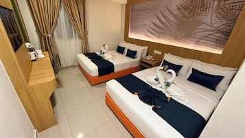 Matelas Select Comfort, minibar, bureau
