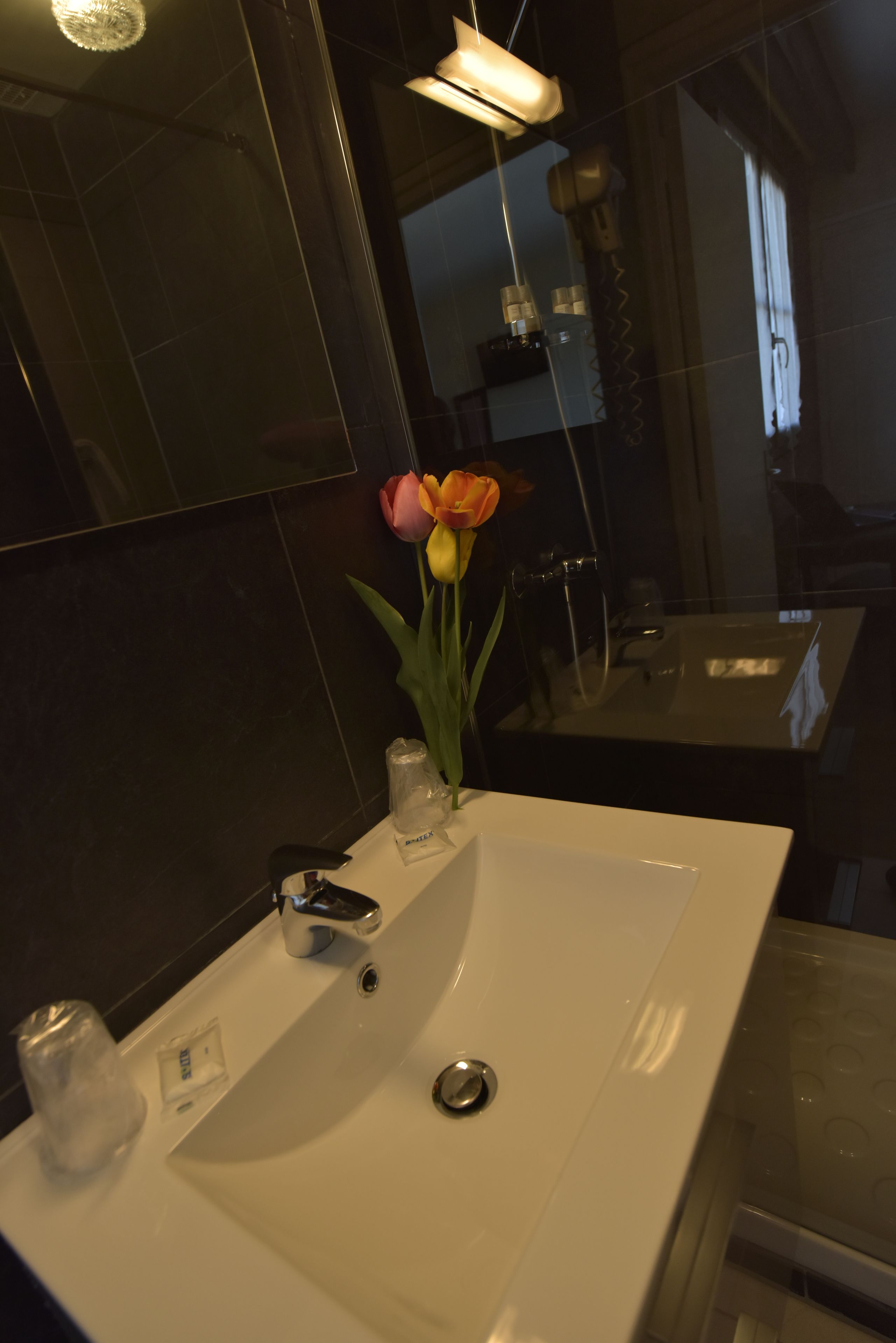 double room | bathroom sink