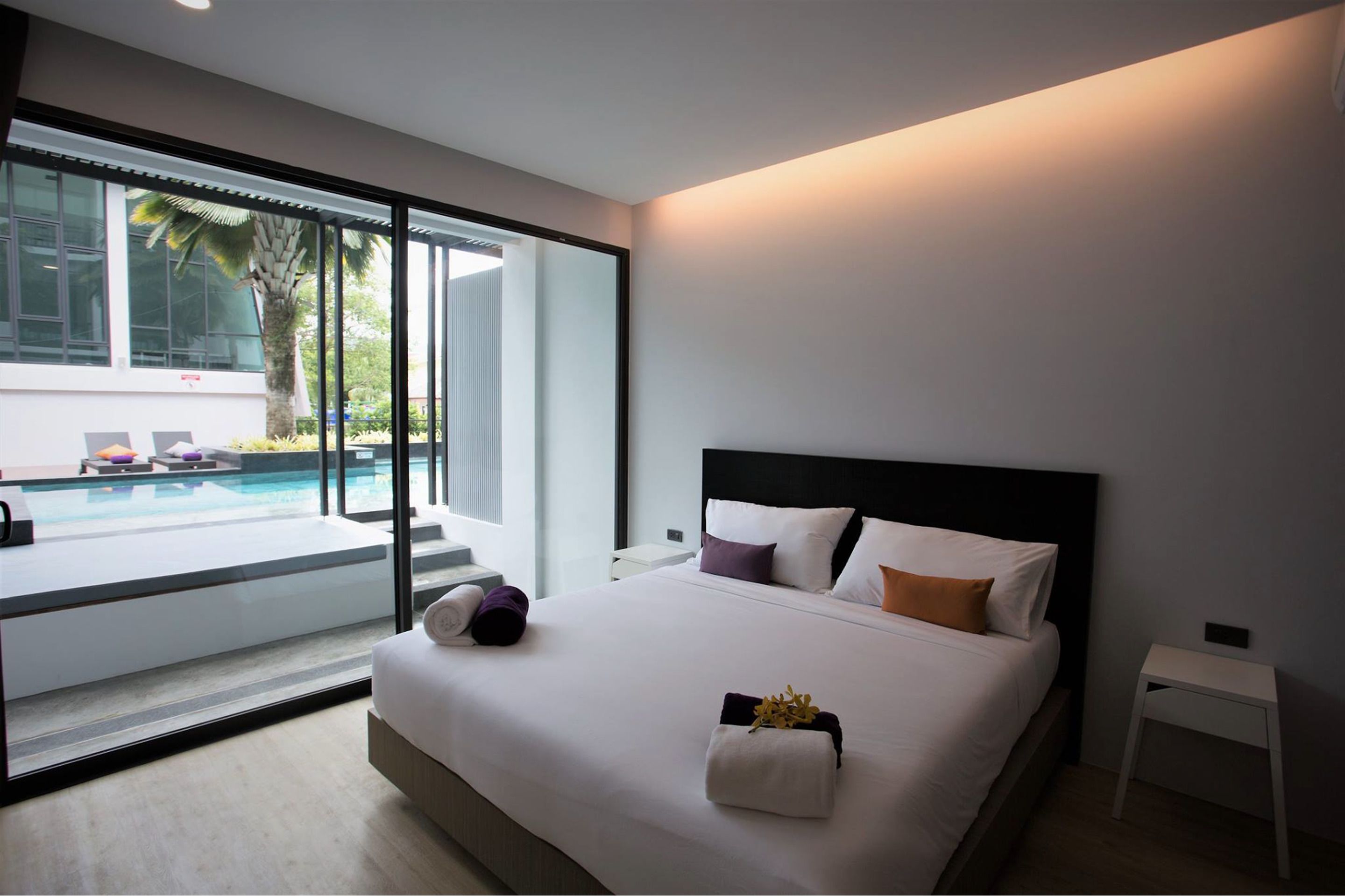 deluxe room with pool access | view from room