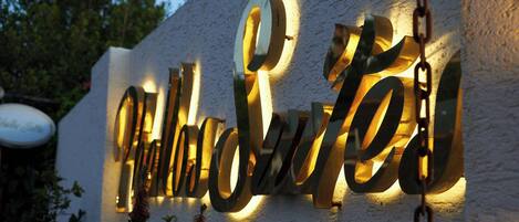 Fassade der Unterkunft