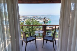 高级双人房, 海景 | 露台