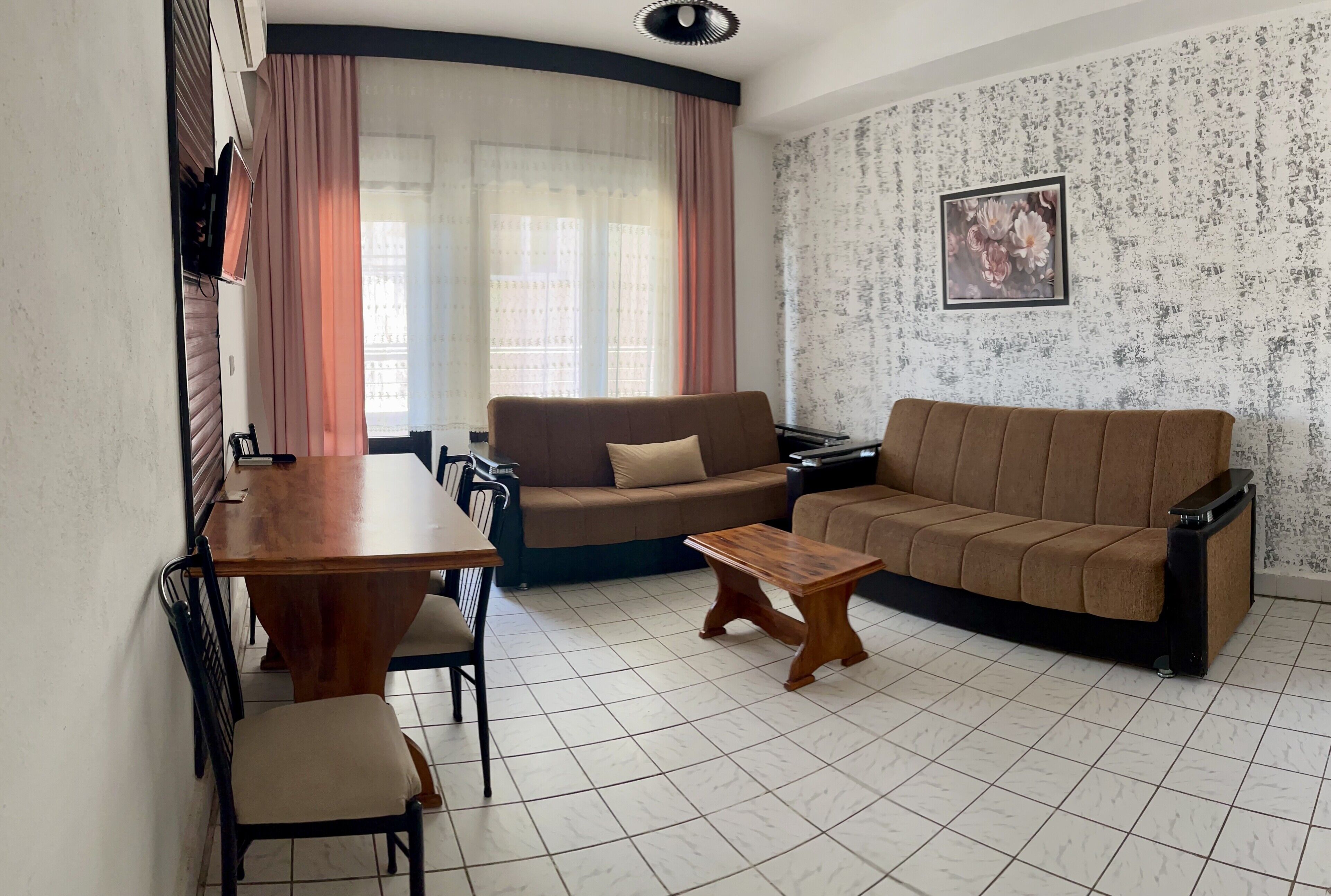 Family Apartment, 1 Bedroom | Living area | TV
