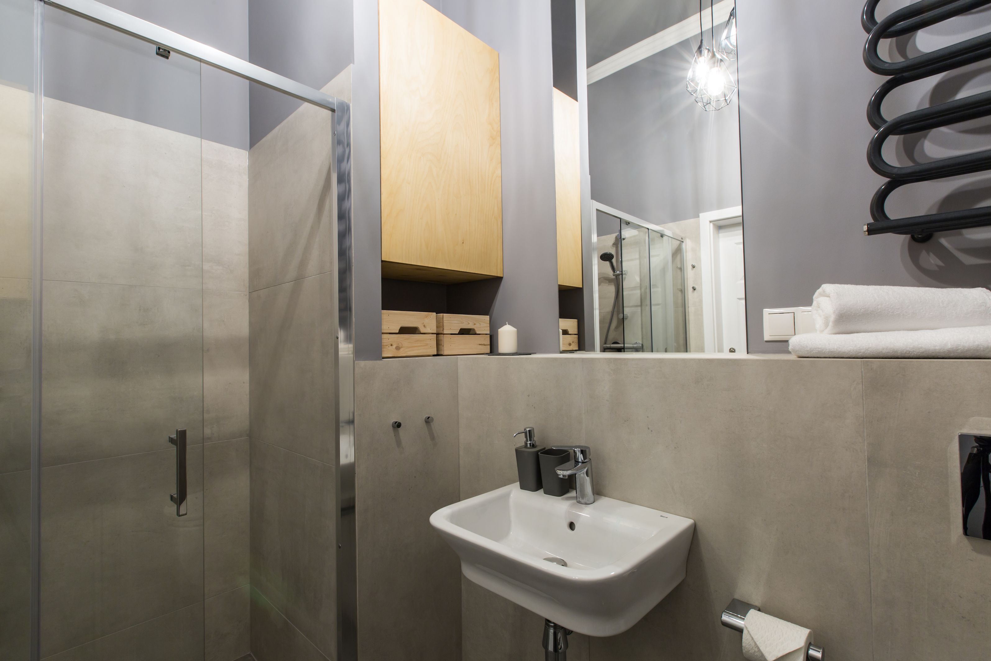 Standard Studio, 1 Double Bed with Sofa bed | Bathroom | Shower, free toiletries, hair dryer, towels