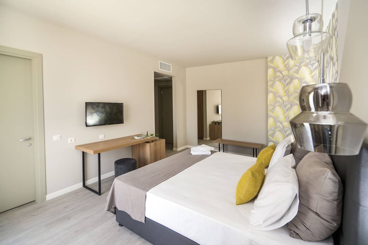 Standaard tweepersoonskamer | Een minibar, een kluis op de kamer, babybedden, extra bedden