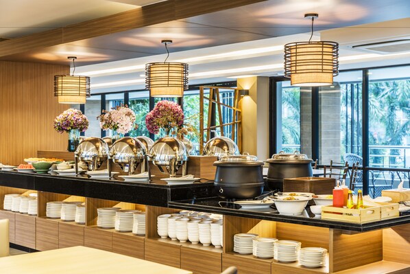 Morgenmadsbuffet hver dag (200 THB pr. person)