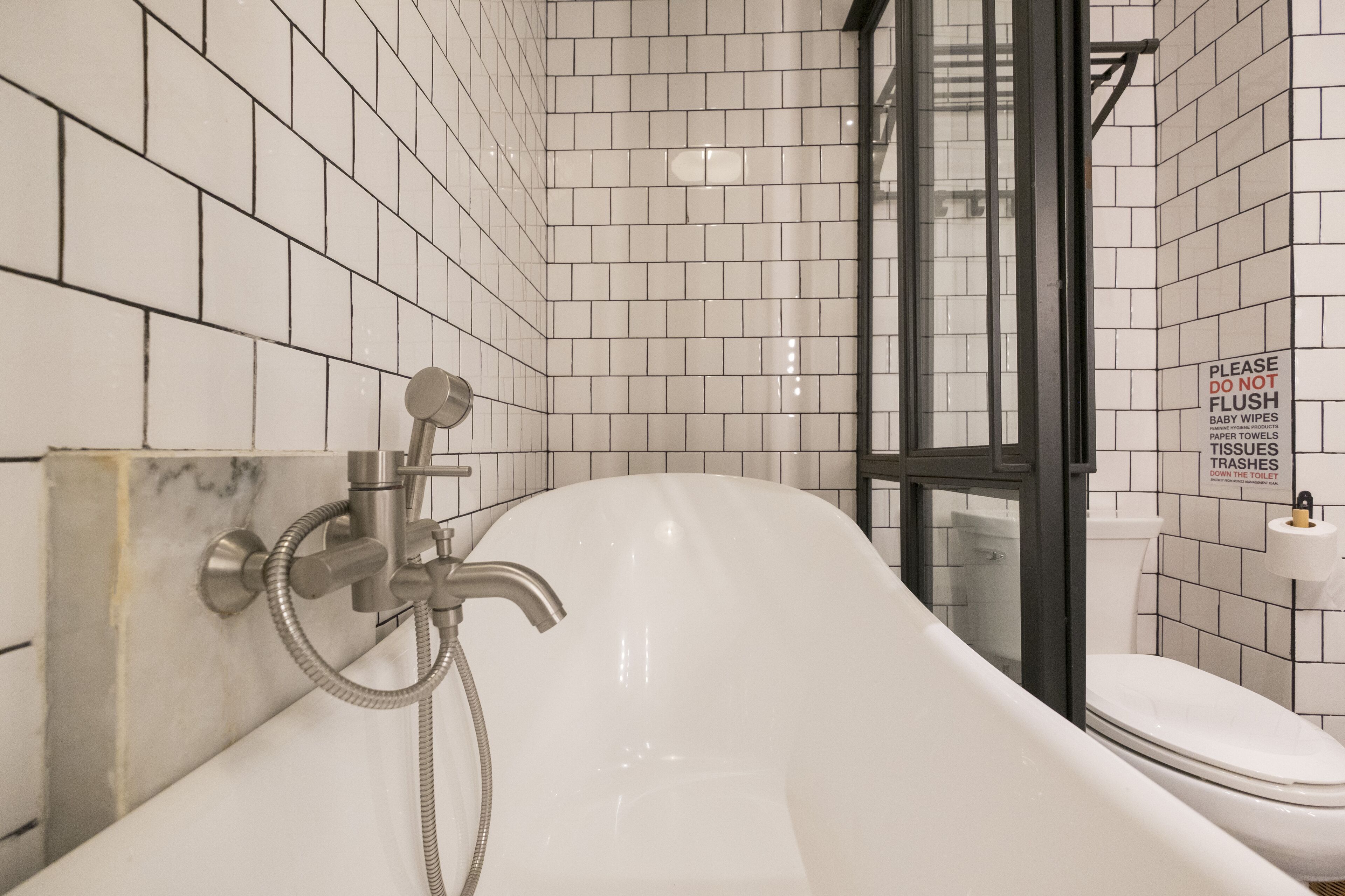 double with terrace and bathtub#6 | deep-soaking bathtub