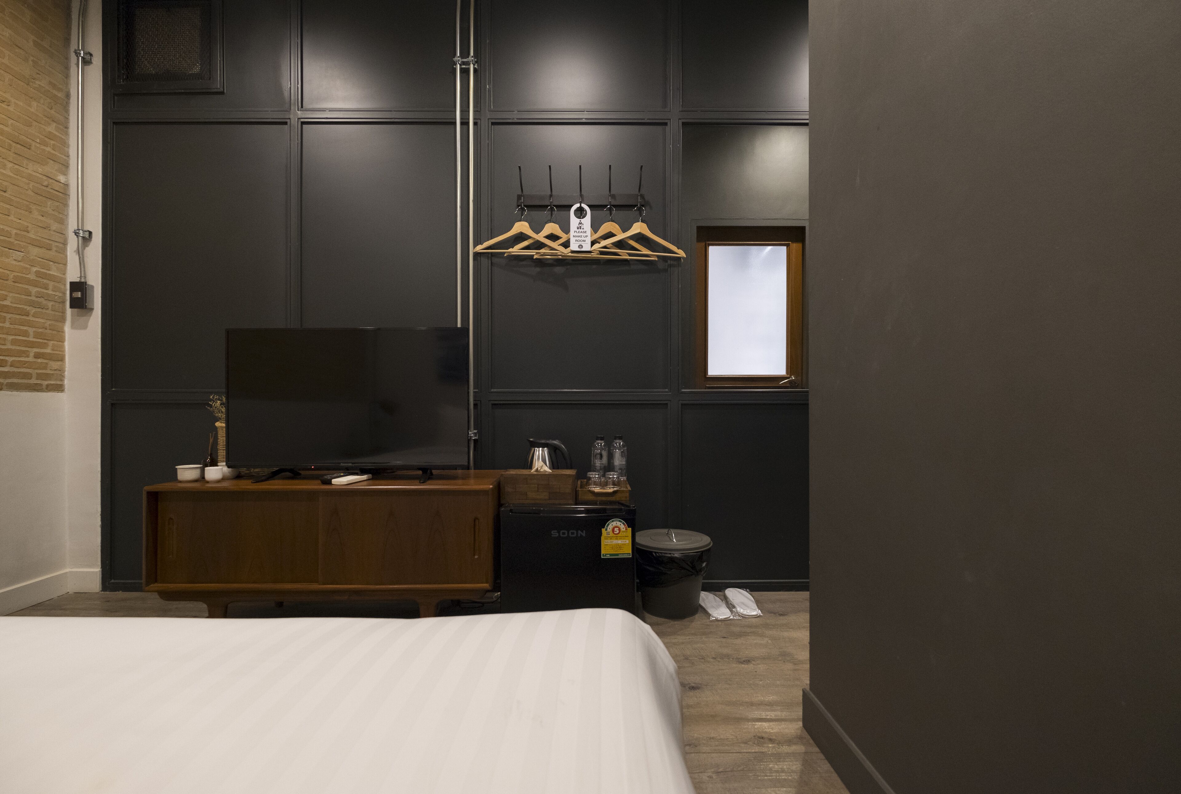 room, 1 king bed, non smoking, no windows | 1 bedroom, in-room safe, soundproofing, free wifi