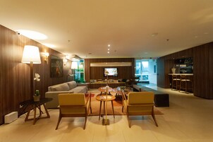 Sala de estar en el lobby