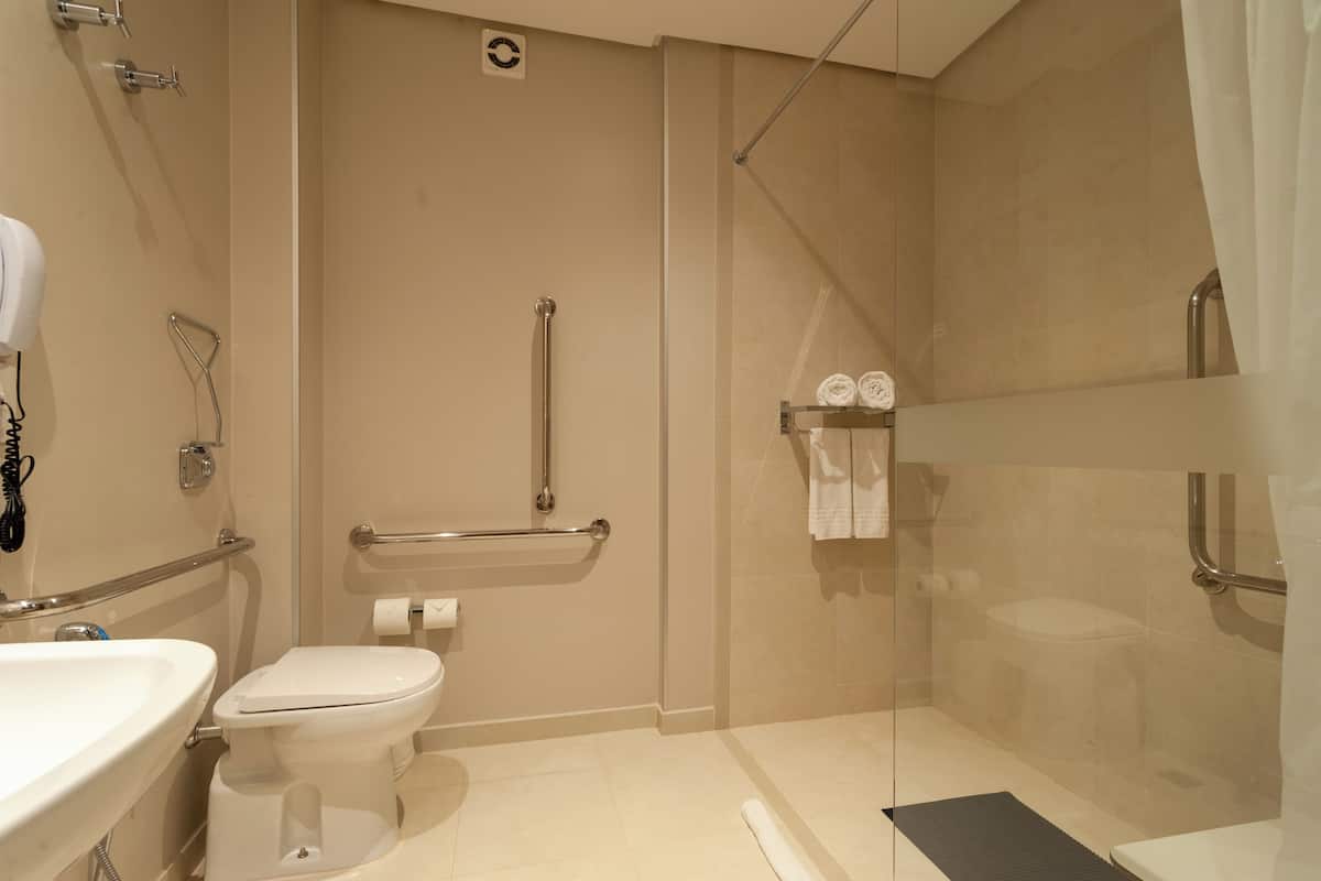 Superior King Handicapped | 1 camera, biancheria da letto ipoallergenica, minibar